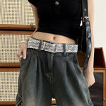 Load image into Gallery viewer, Lace Belt Women Fashion Decorative PU Needle Buckle N6H334