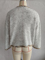 Load image into Gallery viewer, Lace Trim Round Neck Pullover Women N5A864