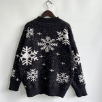 Load image into Gallery viewer, Christmas Snowflake Thickened Sweater Women N5A666