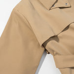 Load image into Gallery viewer, Autumn Trench Coat Women Khaki Loose Fit Mid Length N5A677