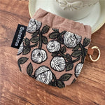 Load image into Gallery viewer, Heavy Embroidery Fabric Earphone Pouch Travel N6F151