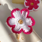 Load image into Gallery viewer, Crochet Floral Hoop Ultra Light Multi S5P411