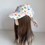 Load image into Gallery viewer, Color Dot Scarf Hat Women Sun Protection N6C359
