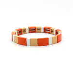 Load image into Gallery viewer, Bohemian Enamel Pearl Alloy Stove Fired Cuff S5P209