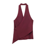 Load image into Gallery viewer, Halter Neck Satin Camisole Women N6C264