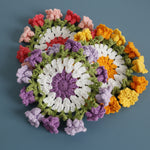 Load image into Gallery viewer, Handmade Crochet Lily of Valley Coaster Bag Charm N6G034