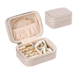 Load image into Gallery viewer, Mini Leather Jewelry Box Travel Portable Organizer S5P692