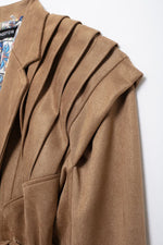 Load image into Gallery viewer, Waist Tie Suede Jacket Women Multiple Colors N5A569