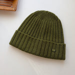 Load image into Gallery viewer, 100 Percent Wool Solid Color Knit Beanie N6K285