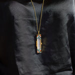 Load image into Gallery viewer, Openable Photo Locket Geometric Necklace Women N6E114