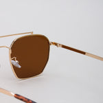 Load image into Gallery viewer, Retro Metal Double Bridge Square Sunglasses N6B221