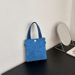 Load image into Gallery viewer, Corduroy Mini Envelope Bag Lightweight Crossbody S5P702