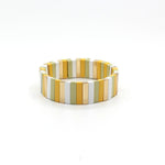 Load image into Gallery viewer, Vitreous Tile Bangle Zinc Alloy Saturation Gradient S5P264