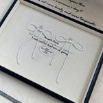 Load image into Gallery viewer, Handwoven Pearl Bow Earrings Women S925 Post S5P918