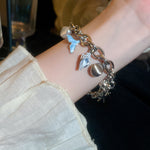 Load image into Gallery viewer, Ocean Charm Bracelet Adjustable Pearl Chain N6A144