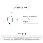 Load image into Gallery viewer, Womens Vintage Marbled Heart Resin Beaded Necklace N6K178