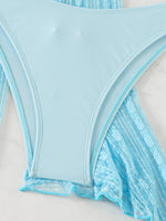 Load image into Gallery viewer, Long Sleeve Ruffle Four Piece Swimsuit N6A020