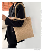 Load image into Gallery viewer, Large Capacity Tote Bag Women PU Hand Carry Commuter S5P726