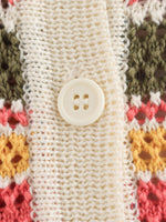 Load image into Gallery viewer, Crochet Polo Collar Knit Top Shorts Set Women N6A110