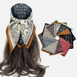 Load image into Gallery viewer, Paisley Bandana Scarf 70x70cm Houndstooth Hair Wrap N6G216
