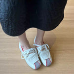 Load image into Gallery viewer, Color-Block Square Toe Mary Jane Shoes Women Flat N6G242