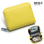Load image into Gallery viewer, RFID Accordion Card Holder with Zip Coin Purse N6D019