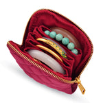 Load image into Gallery viewer, Plaid Luxe Jewelry Organizer Pouch Multiple Colors S5P952