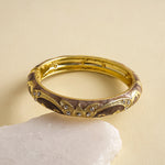 Load image into Gallery viewer, Womens Vintage Floral Open Cuff Alloy Bracelet N6K131