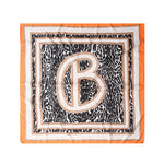 Load image into Gallery viewer, French Retro Leopard 90x90 Scarf Multi Color Women M5A347