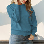 Load image into Gallery viewer, Simple Style Heart Sweater Women Knit Casual Pullover N5A813