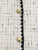 Load image into Gallery viewer, White Cropped Blazer Casual Elegant Breast Jacket N5A807