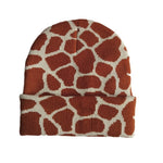 Load image into Gallery viewer, Animal Print Jacquard Beanie M5A251