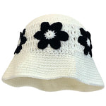 Load image into Gallery viewer, Hand Knit Floral Beanie Women Fisherman Hat M5A316