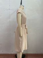 Load image into Gallery viewer, Asymmetric Off-Shoulder Jacquard Midi Dress Women N6B053