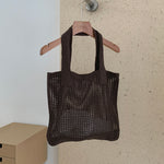 Load image into Gallery viewer, Mesh Crochet Tote Bag Vintage Women N6C060