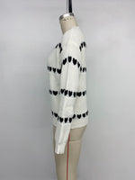 Load image into Gallery viewer, Heart Sweet Pullover Women Red White Casual N5A812