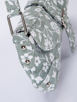 Load image into Gallery viewer, Distressed Polka Dot Asymmetric Hobo Bag Women N6C313