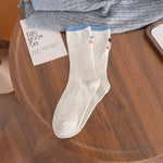 Load image into Gallery viewer, Contrast Color Block Cotton Mid Calf Socks M5A055