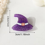 Load image into Gallery viewer, Halloween Pumpkin Bat Ghost Cat Acrylic Claw Clip N6H201