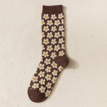 Load image into Gallery viewer, Double Needle Diamond Socks Women M5A290