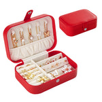 Load image into Gallery viewer, Compact Travel Jewelry Case PU Leather Construction S5P454
