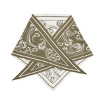 Load image into Gallery viewer, Paisley Cotton Feel Knit Triangle Scarf Shawl N6K244