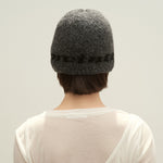 Load image into Gallery viewer, 30% Wool Letter Beanie Women Seamless Knit Cap M5A297