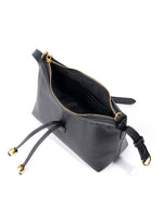Load image into Gallery viewer, Metallic Hobo Shoulder Bag Women Black N6C034