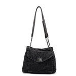 Load image into Gallery viewer, Denim Chain Tote Crossbody Bag Multi Carry S5P294