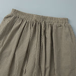 Load image into Gallery viewer, Plaid Culottes Women Retro High Waist Wide Leg Pants N5A822