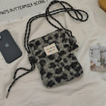 Load image into Gallery viewer, Rainbow Dots Plush Bag Women Cute Shoulder Crossbody S5P876