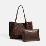 Load image into Gallery viewer, Women's Suede Tote Shoulder Handbag N6J163
