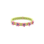 Load image into Gallery viewer, Bohemian Floral Cuff Enamel Steel Adjustable S5P076