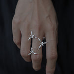 Load image into Gallery viewer, Adjustable Orchid Flower Ring Women Elegant N6A158